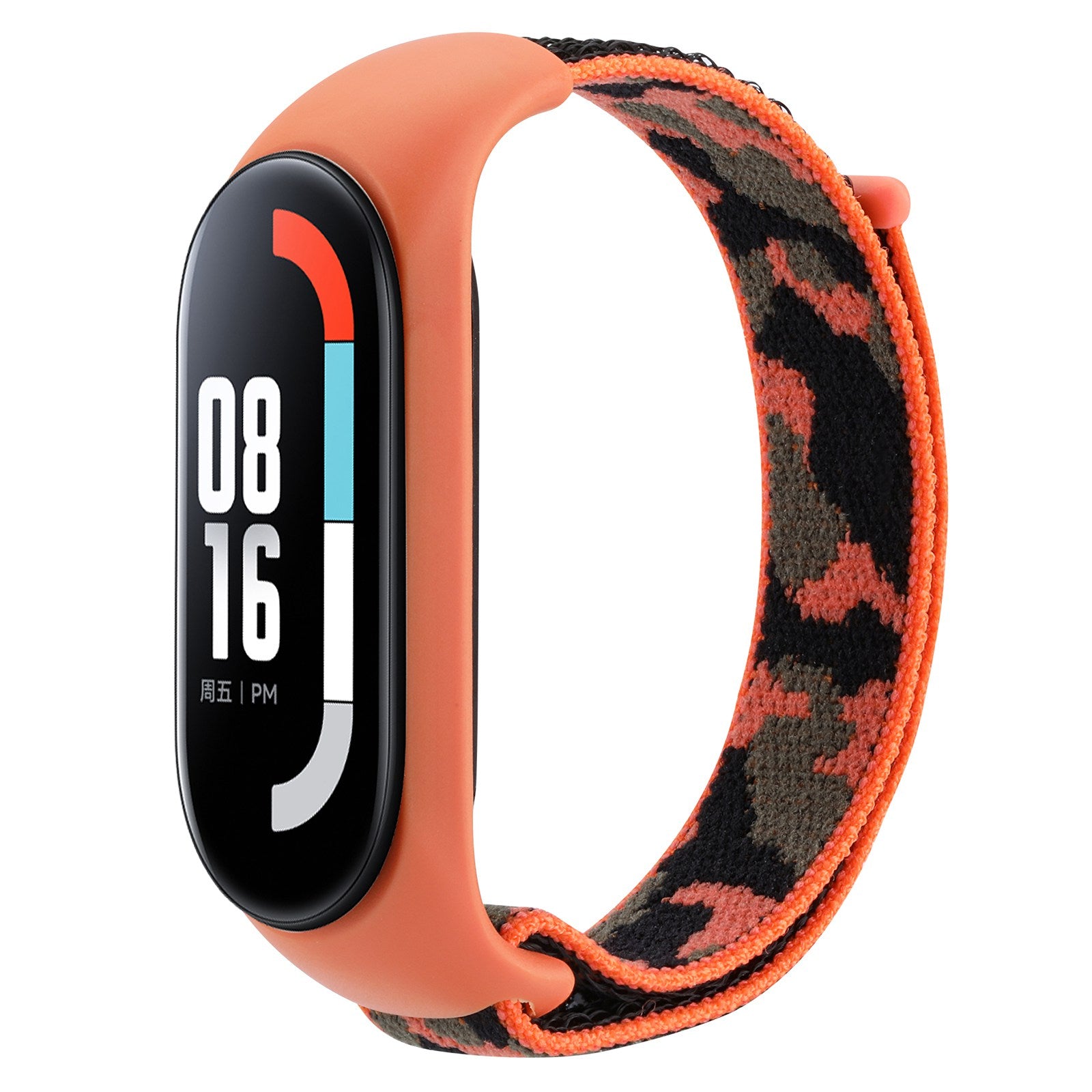 For Xiaomi Mi Band 5 6 7 Camouflage Nylon Adjustable Smart Watch Strap Replacement Wrist Band For Xiaomi Mi Band 5 6 7 Camouflage Nylon Adjustable Smart Watch Strap Replacement Wrist Band